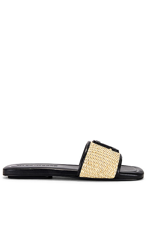 Shop Marc Jacobs The J Marc Woven Sandal In 素色