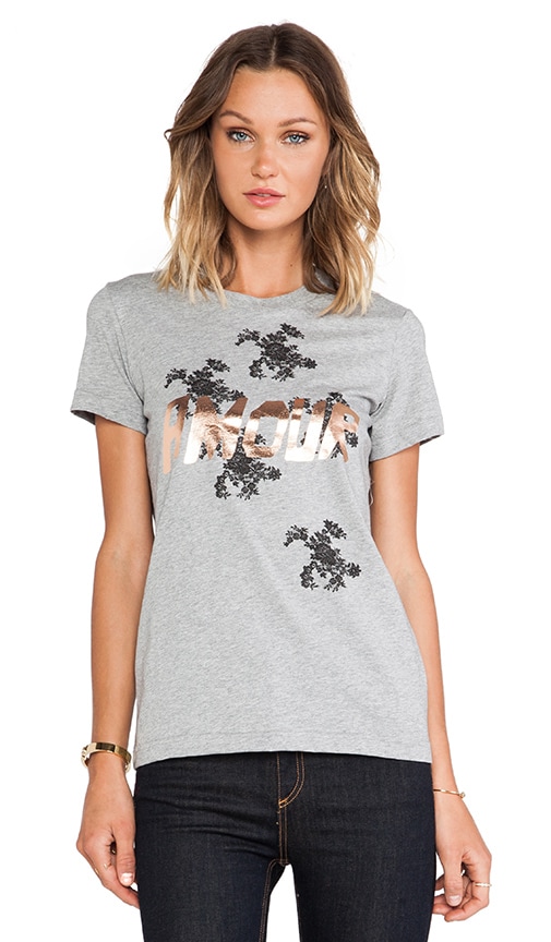 Amour Rose Gold Foil Kate Tee