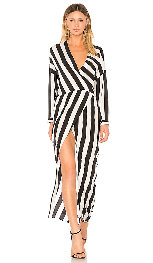 kaftan wrap dress