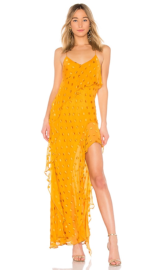 Strappy Ruffle Gown