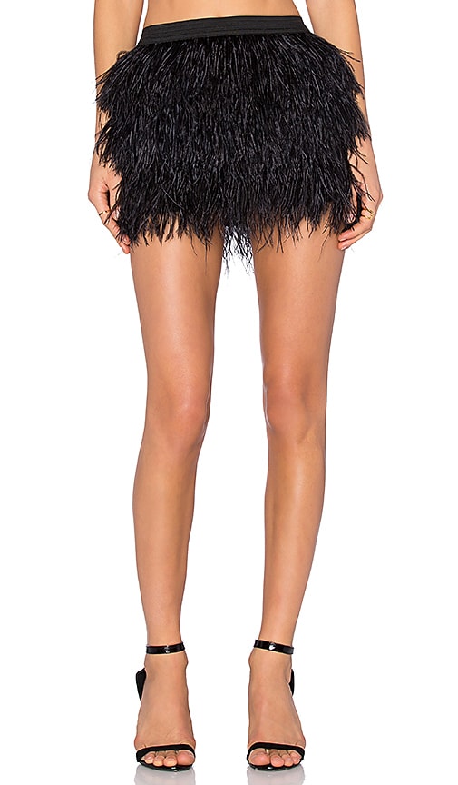 Feather Mini Skirt