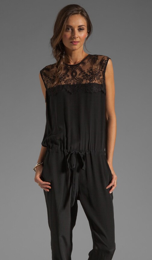 Lace Inset Jumpsuit