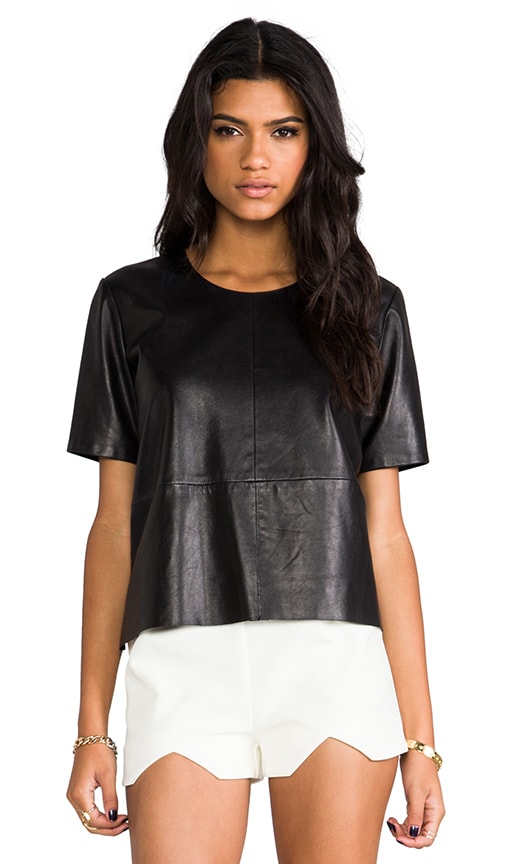 Leather Tee
