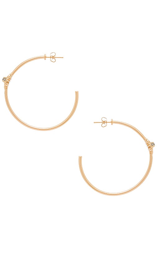 Starburst Hoop Earrings