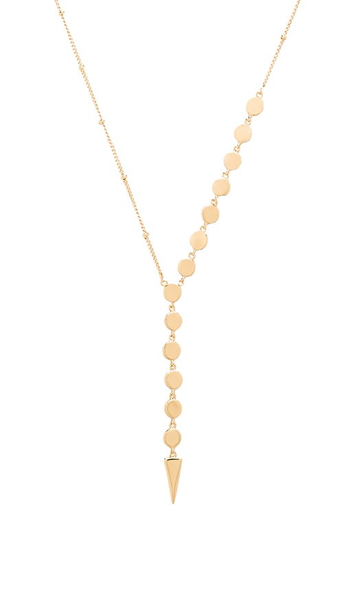Lariat Disc Necklace