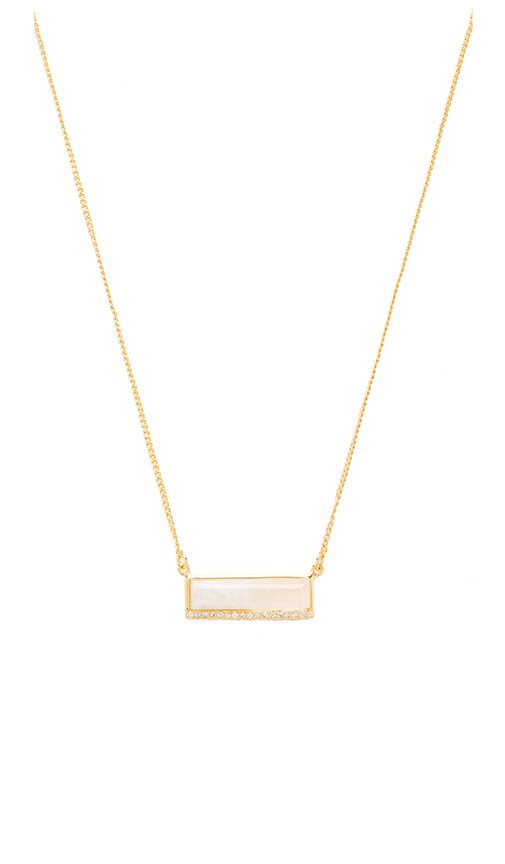 Modern Stone Bar Necklace