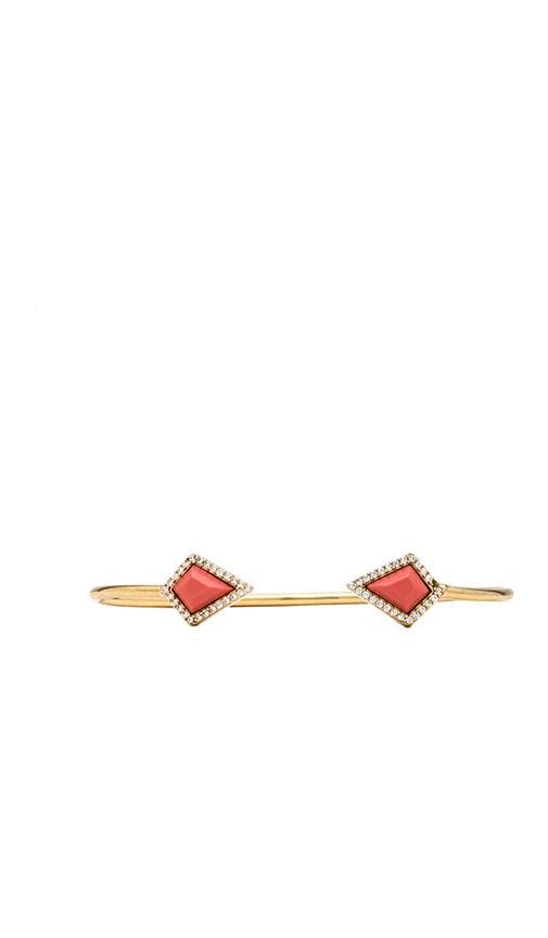 Pave Stone Diamond Cuff