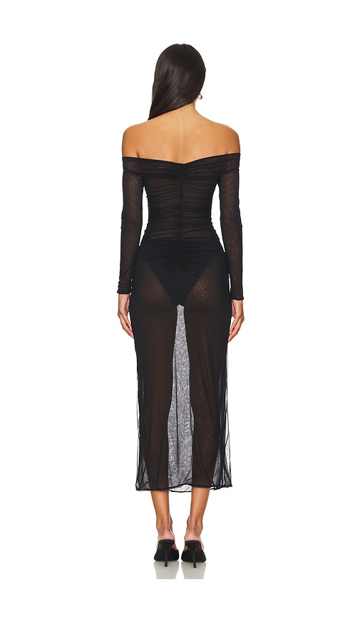  Maygel Coronel Maxikleid Heliosa In Black. 