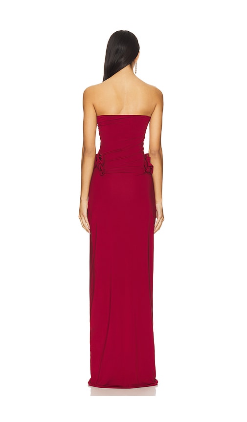  Maygel Coronel Kleid Calliope In Burgundy. 