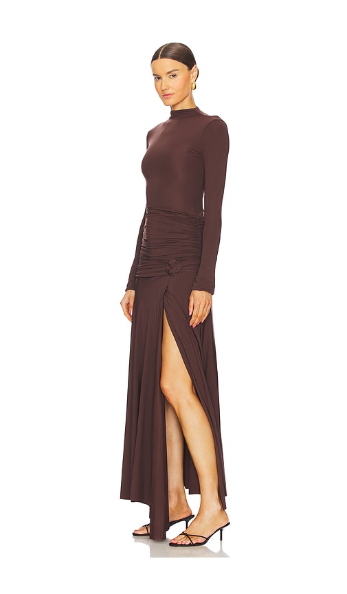 Maygel Coronel X Revolve Mageia Dress In Brown