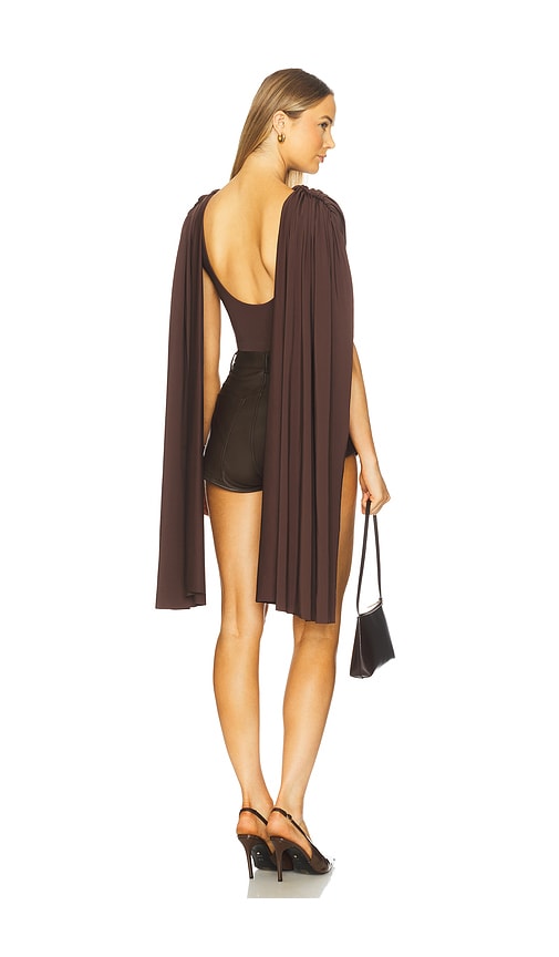 Maygel Coronel Burano Bodysuit In Brown