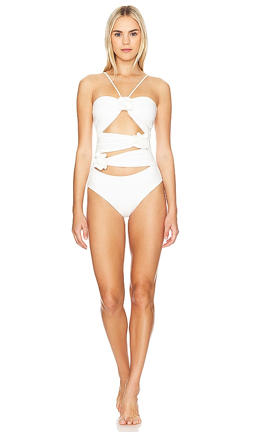 Maygel Coronel Trinitaria One Piece in Off White