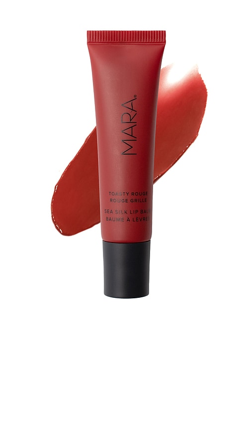 Sea Silk Lip Balm in Toasty Rouge.