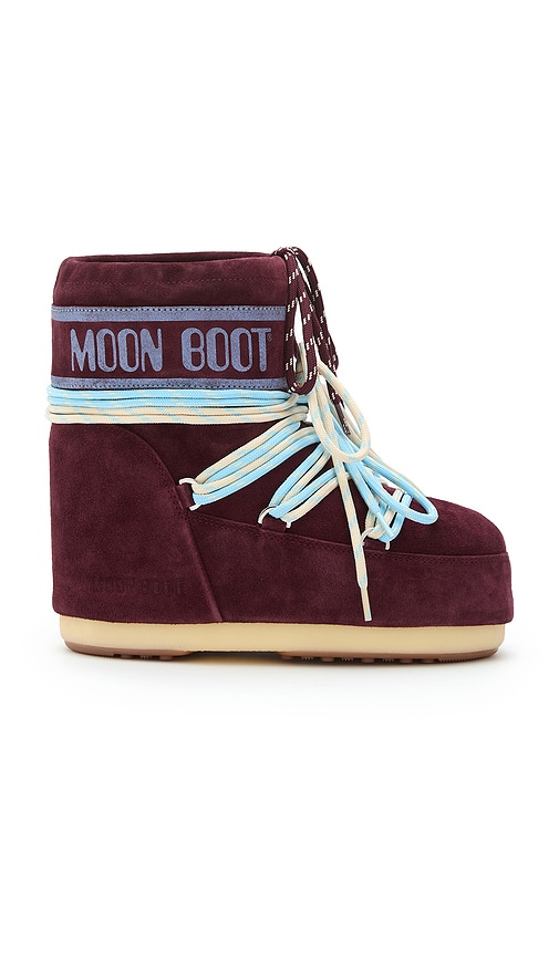 MOON BOOT Kids Icon Suede Low Boot