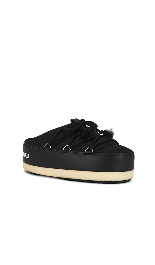 Moon Boot Evx Nylon Mule In Black