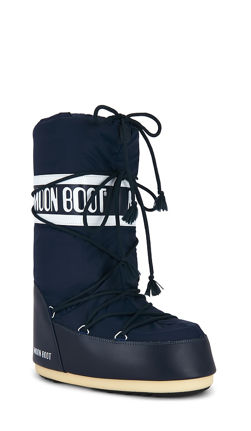 Moon Boot Icon Nylon Boot In Blue