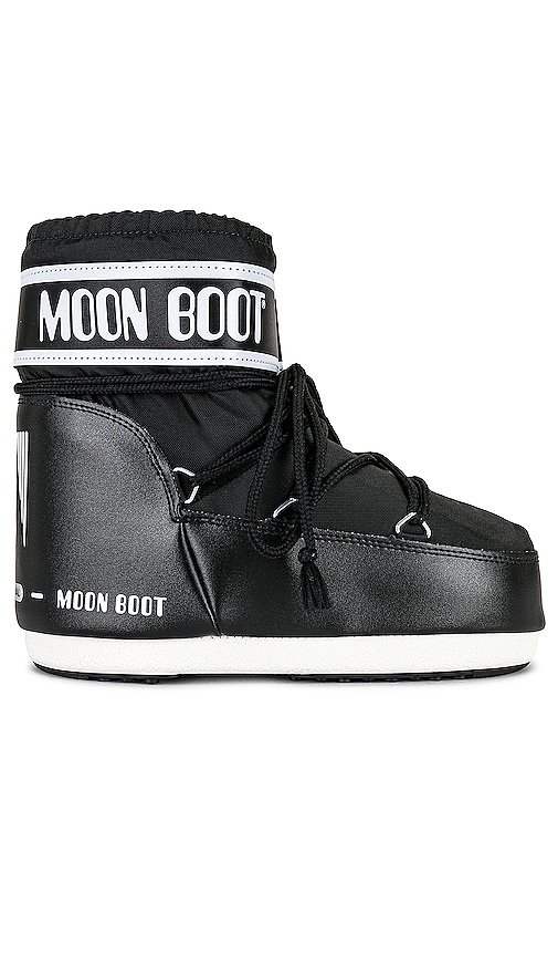 Shop Moon Boot Icon Low Nylon Boot In Black