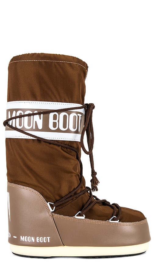 MOON BOOT Icon Nylon Boot in Shitake