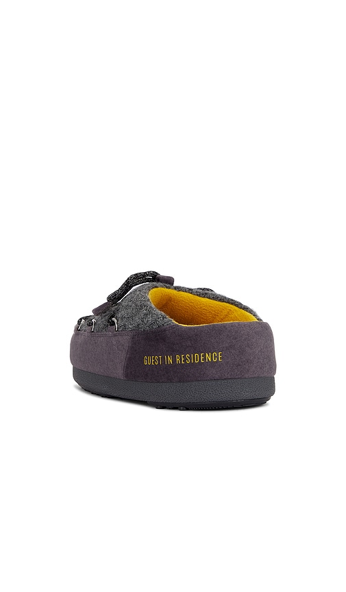  Moon Boot Pantoffel-mule Evx In Grey. Größe 37/38. Also In 35/36, 39/40. 