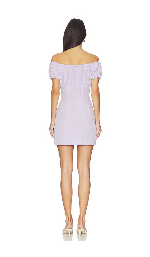  Matthew Bruch Minikleid Im Bubble-schnitt In Lavender. Größe 0. Also In 2, 4, 6. 