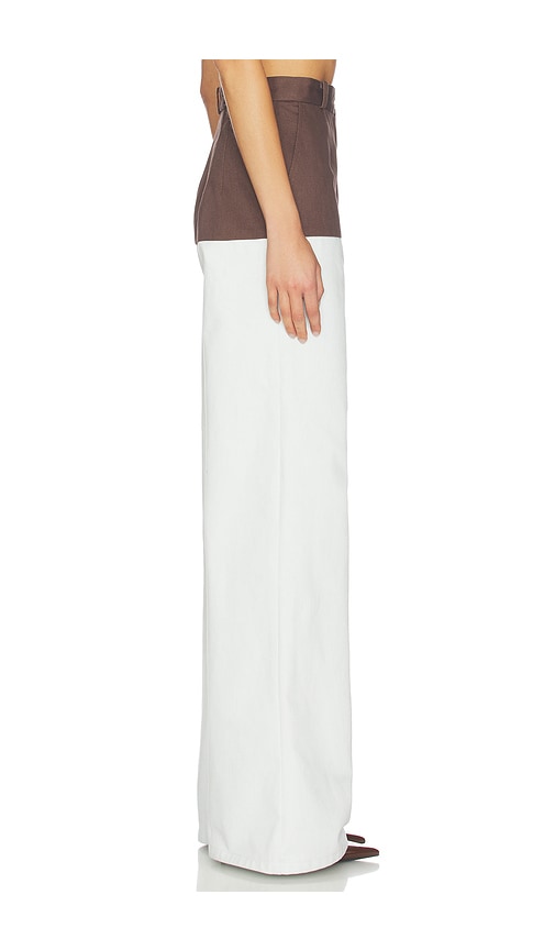  Matthew Bruch High-waist-jeans In Brown,blue. Größe 2. Also In 6, 8, 10. 