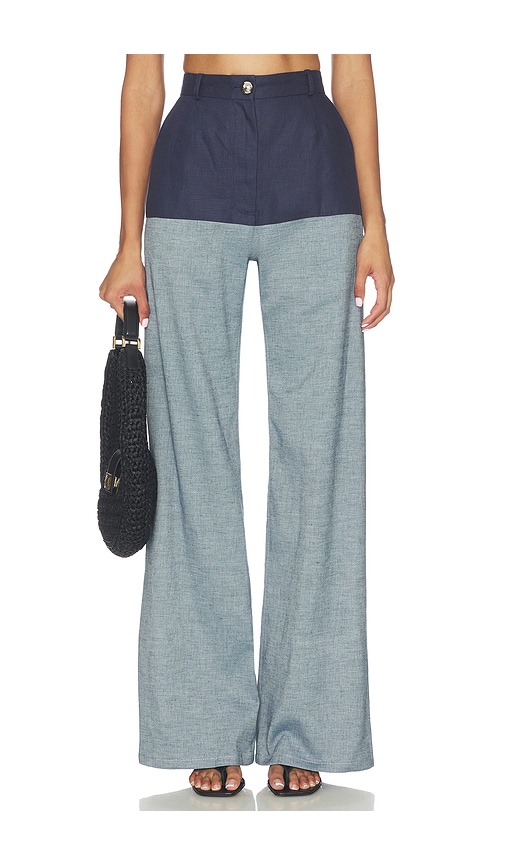 MATTHEW BRUCH High-waist Combo Jeans