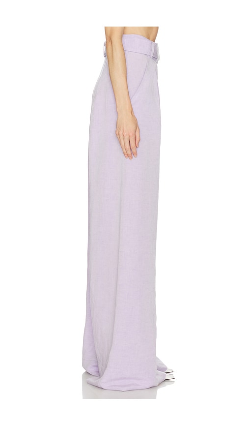  Matthew Bruch Bundfaltenhose Mit Weitem Bein In Lavender. Größe 4. Also In 8, 10. 