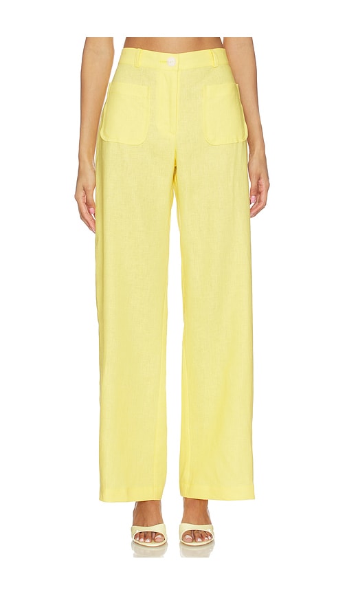 MATTHEW BRUCH Pleated Barrel Button Pocket Pant