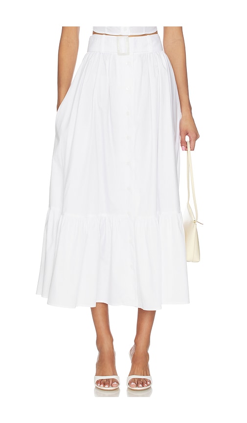 MATTHEW BRUCH Button Down Midi Skirt