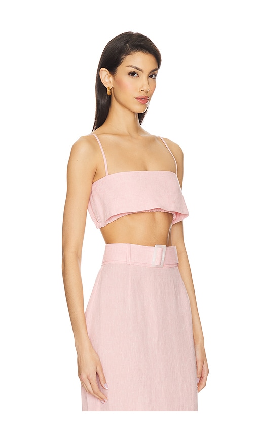 MATTHEW BRUCH X REVOLVE STRUCTURED BANDEAU CROP TOP
