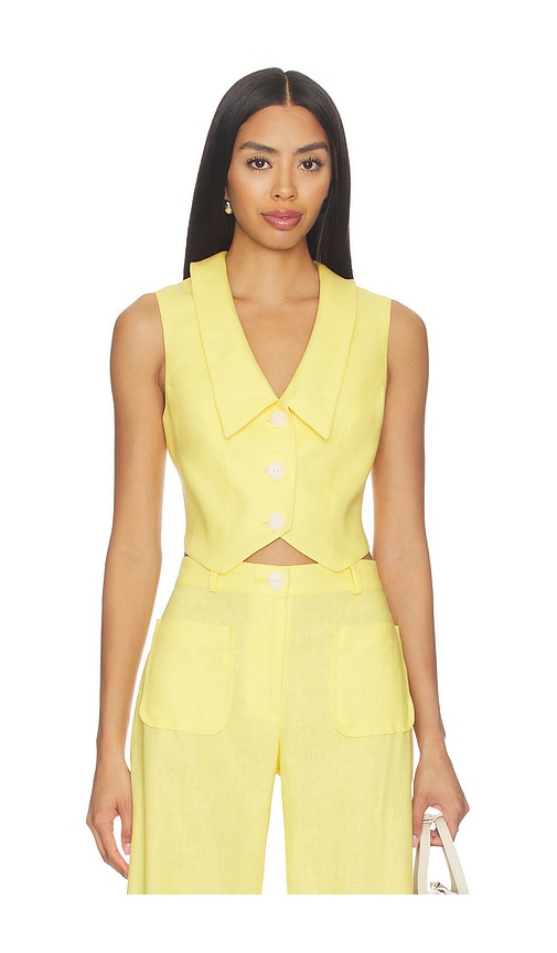 MATTHEW BRUCH Collared V-neck Vest - Women's Clothing