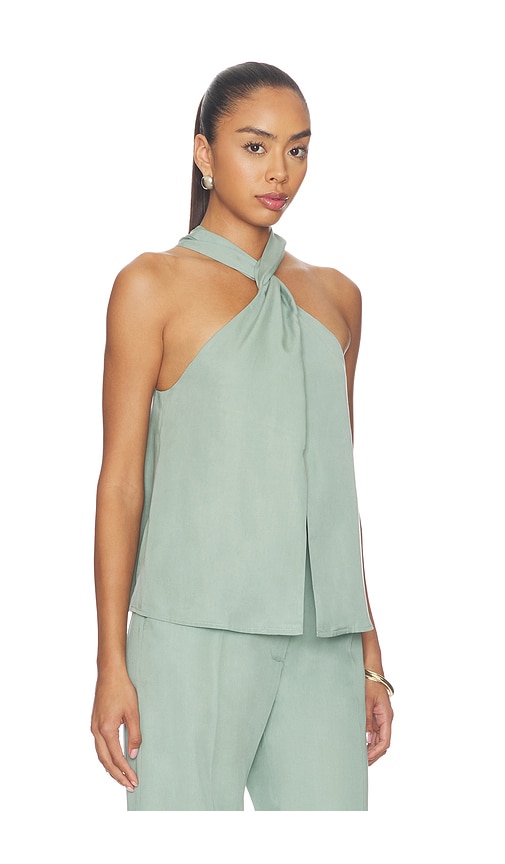 MATTHEW BRUCH Twist Halter Top | Thumbnail 2