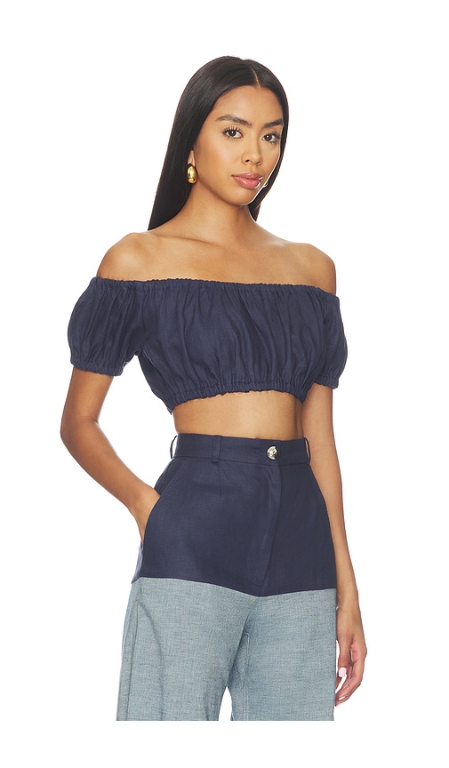 MATTHEW BRUCH Bubble Crop Top | Thumbnail 2