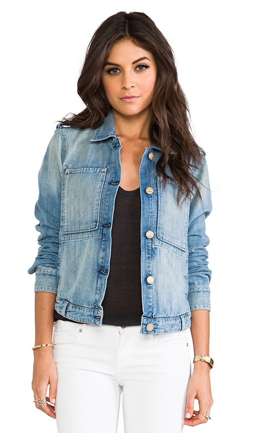 MCGUIRE Work Wear Jean Jacket in Way Fare | REVOLVE