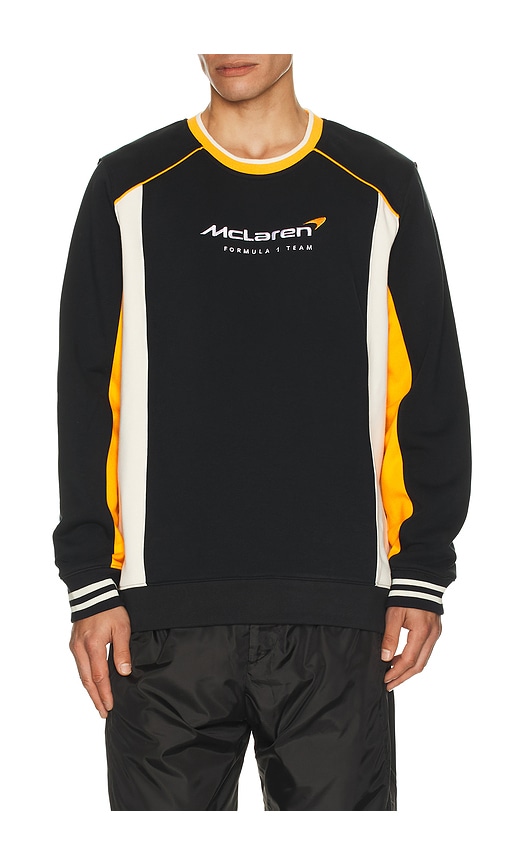 Mclaren Formula 1 Race Day Crewneck Sweatshirt In Black