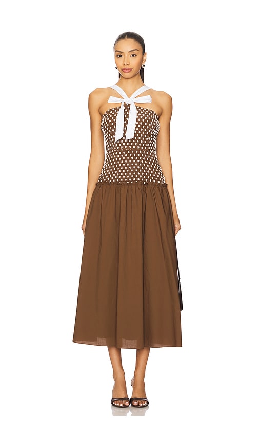 Astrid Dress in Brown. - size XS (also in L, M, S, XL)
