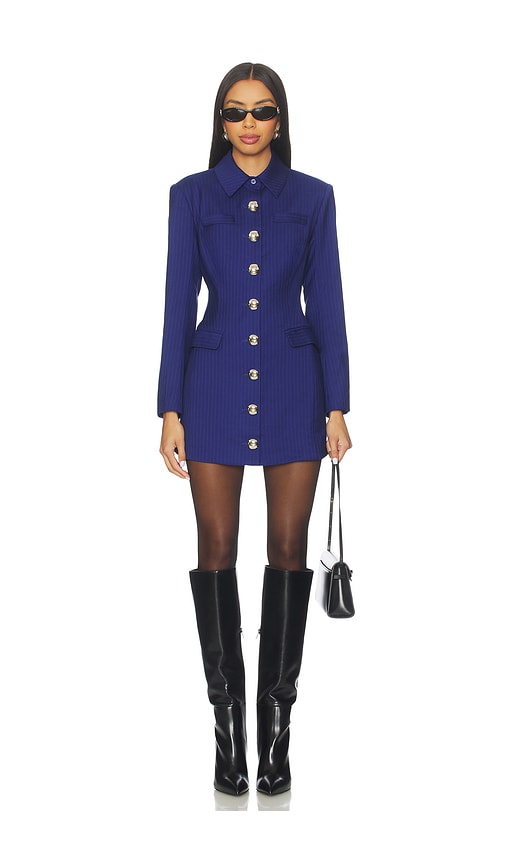 Maude Club Kenny Dress in Blue Stripe