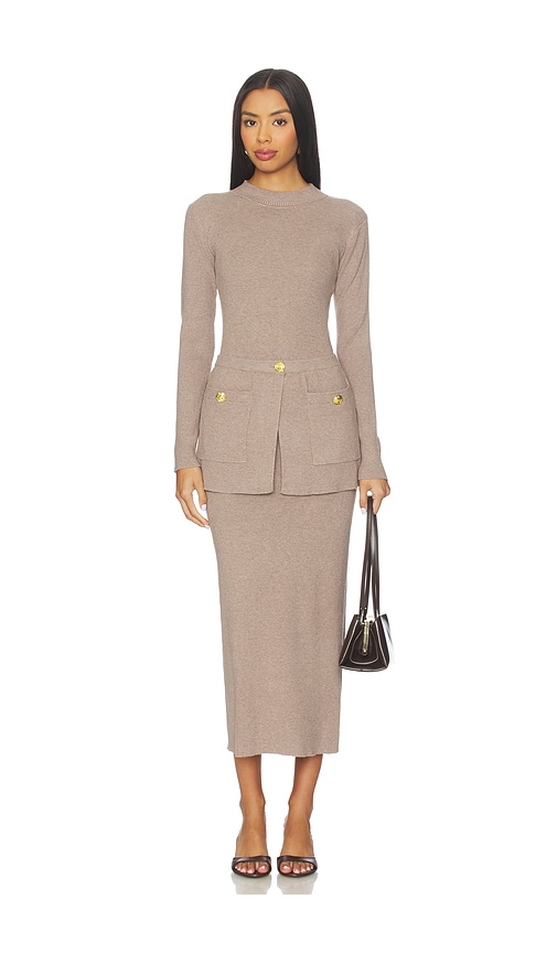winter club dress Outfits Stylish and fashion design model: Marloes Millie Bobby Brown in Size:36 / 14