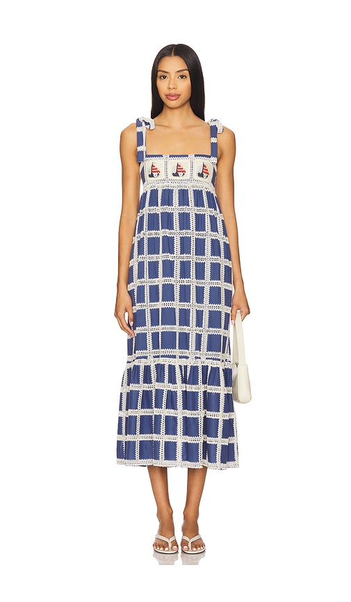 Marlin Dress in Blue. - size XS (also in L, M, S, XL)