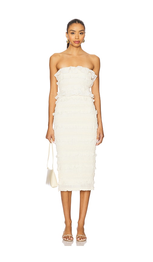 Annalise Dress in Ivory. - size XL (also in L, M, S, XS)