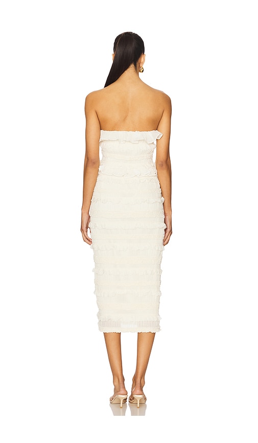  Maude Club Midi-kleid Annalise In Ivory. Größe S. Also In M, L. 