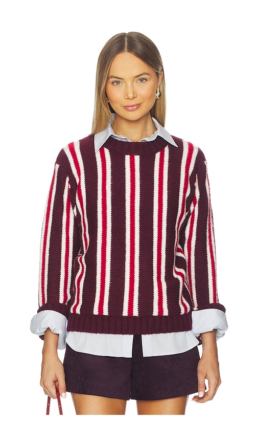 Maude Club Drew Sweater In Animal Print