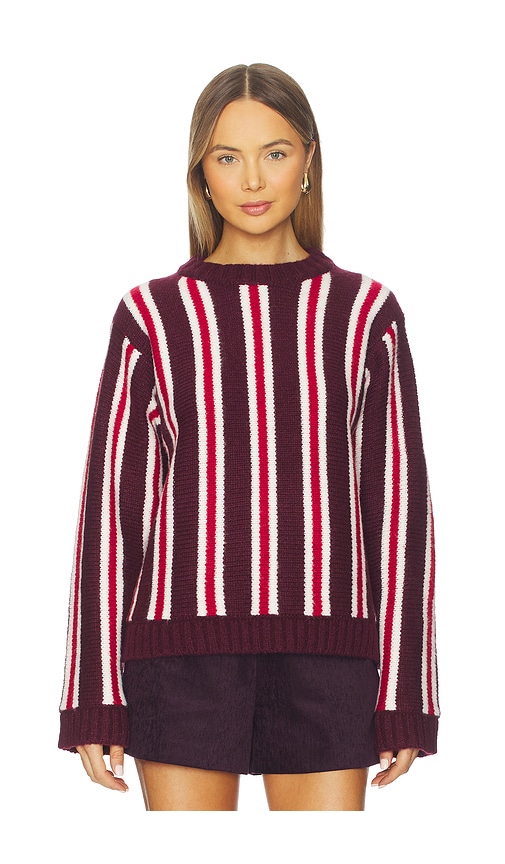 Maude Club Drew Sweater In Animal Print
