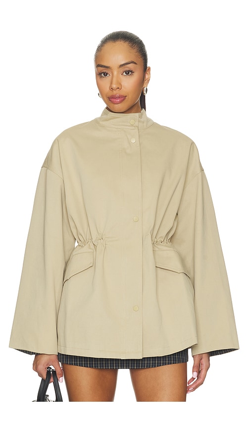 Maude Club Lake Trench in Tan. - size L (also in M, S, XS)
