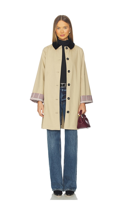 Abigail Trench Coat in Tan. - size L (also in M, S, XS) - Maude Club - Modalova