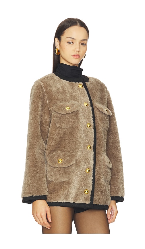Maude Club Elodie Jacket In Brown