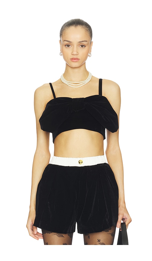 Maude Club Mindy Top In Black