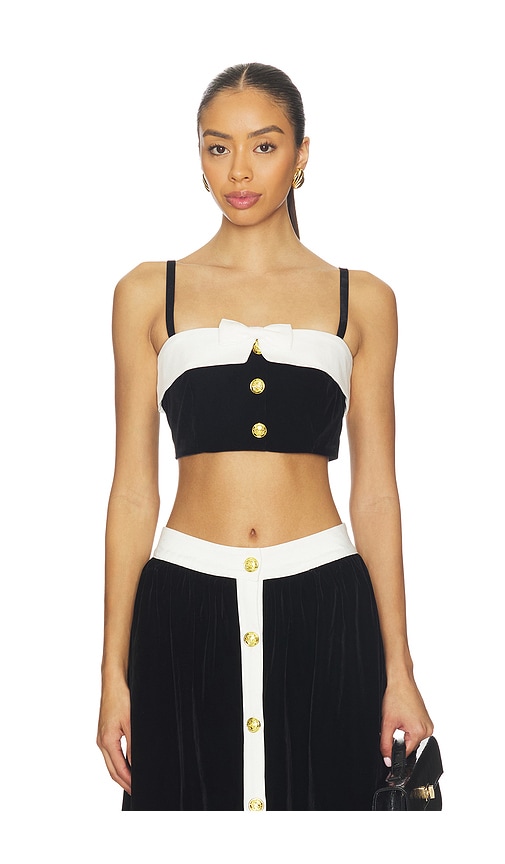 Maude Club Elsie Top In Black