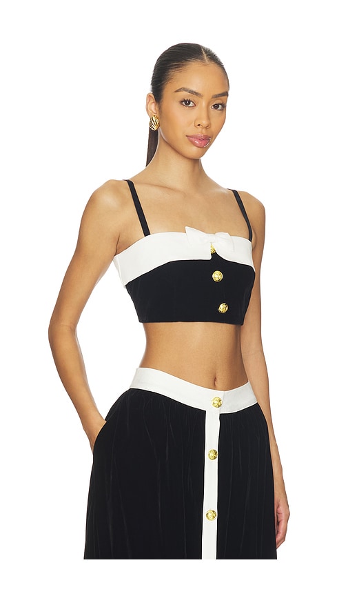 Maude Club Elsie Top In Black