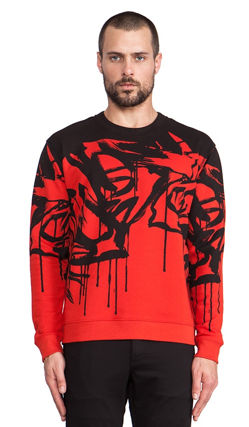 Dripping Graphic Pullover